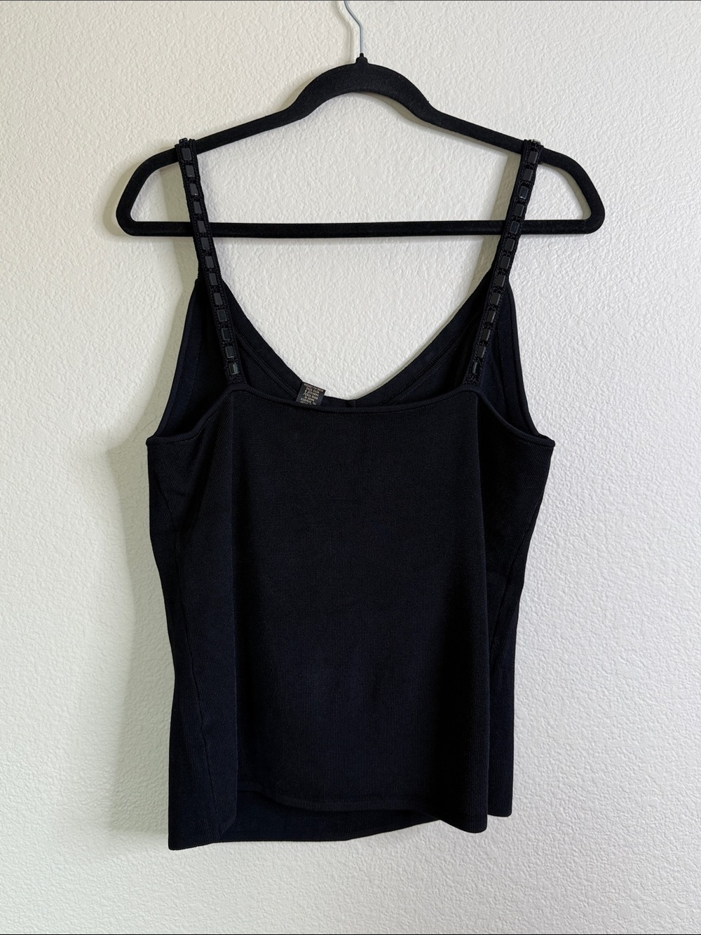 Dana Buchman jeweled cami tank women’s XL navy NWT - Picture 5 of 5